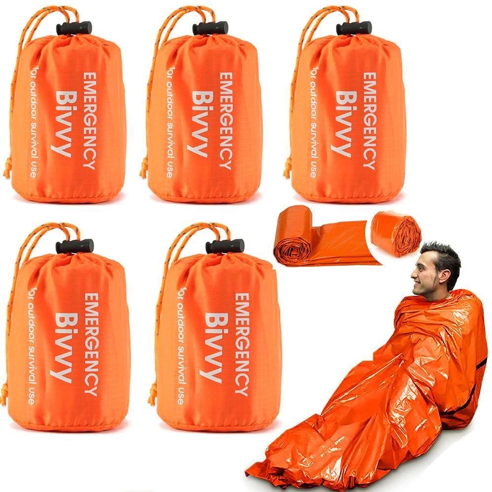 Bivy Bag Emergency - 1-5 pacotes de sacos de dormir