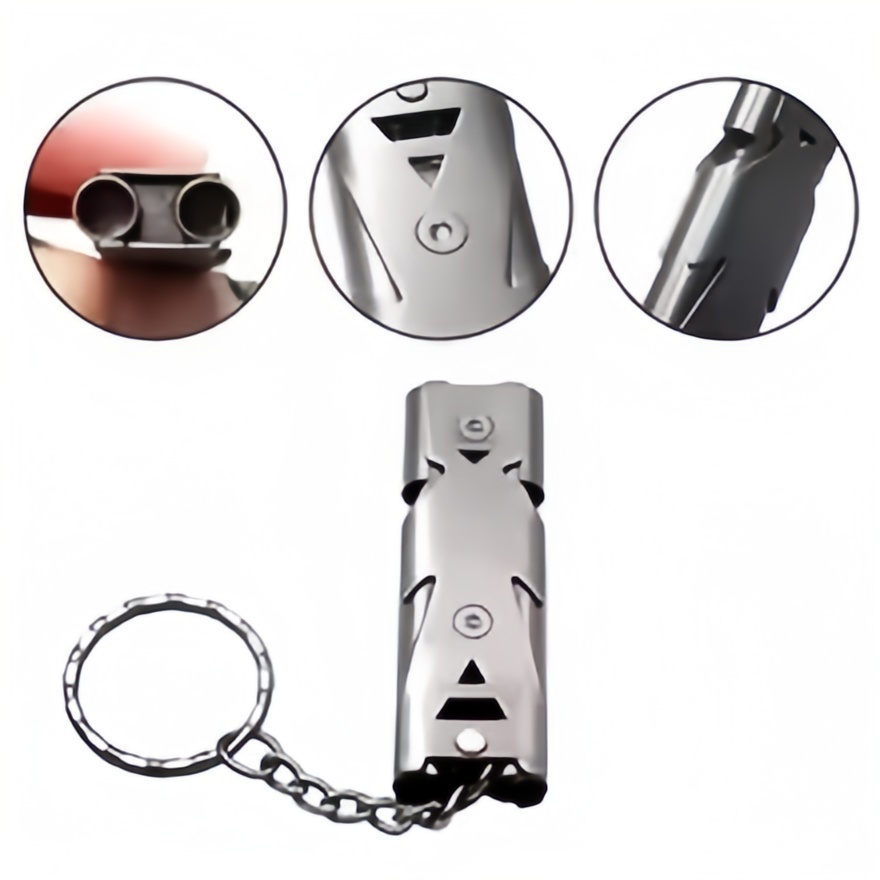 Emergency Whistle Loud - Apito de Sobrevivência com Chaveiro –