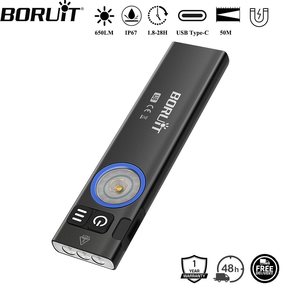 Fishing Kit Compact - BORUiT U8 650LM EDC LED Lanterna