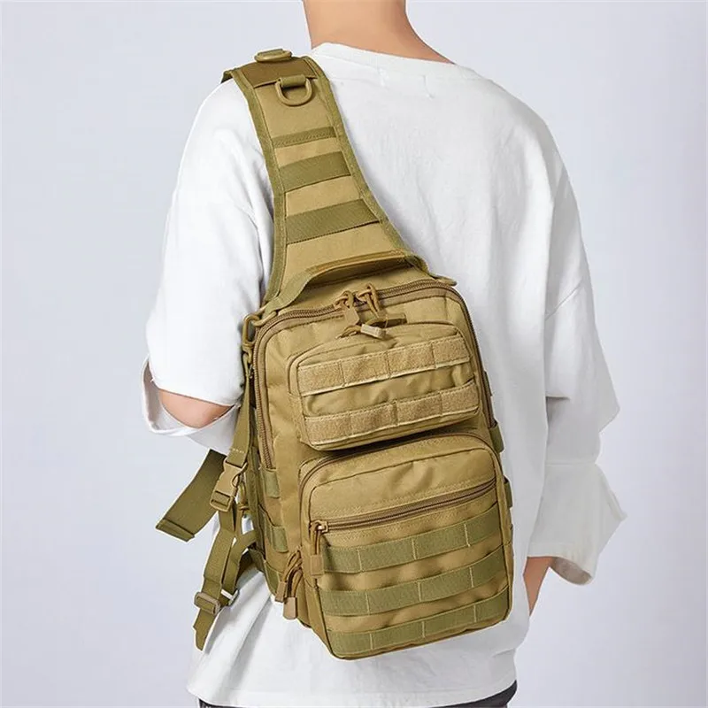 Fishing Kit Compact - Bolsa de peito tática masculina, grande