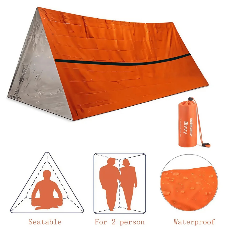 Bivy Bag Emergency - Abrigo de Emergência para 2 Pessoas,