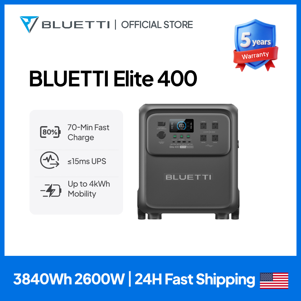 Solar Emergency Charger - Estação de Energia Solar BLUETTI Elite