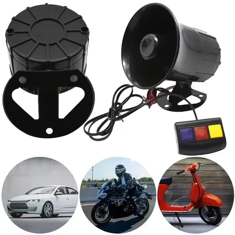 Emergency Whistle Loud - Buzina Automotiva 12V com 3 Tons