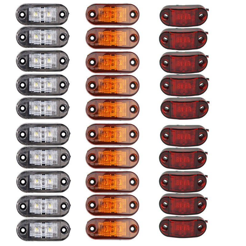 Signal Panel Orange - 10 PCS Luzes de Advertência LEDs