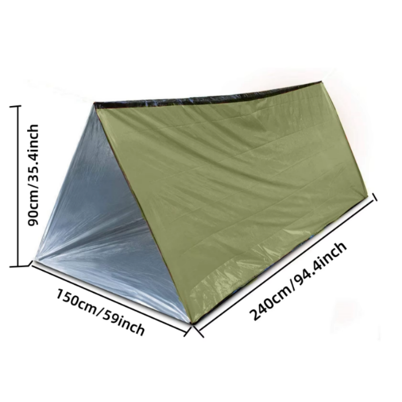 Tenda de Emergência Reutilizáv - Emergency Mylar Tent avaliação e preço