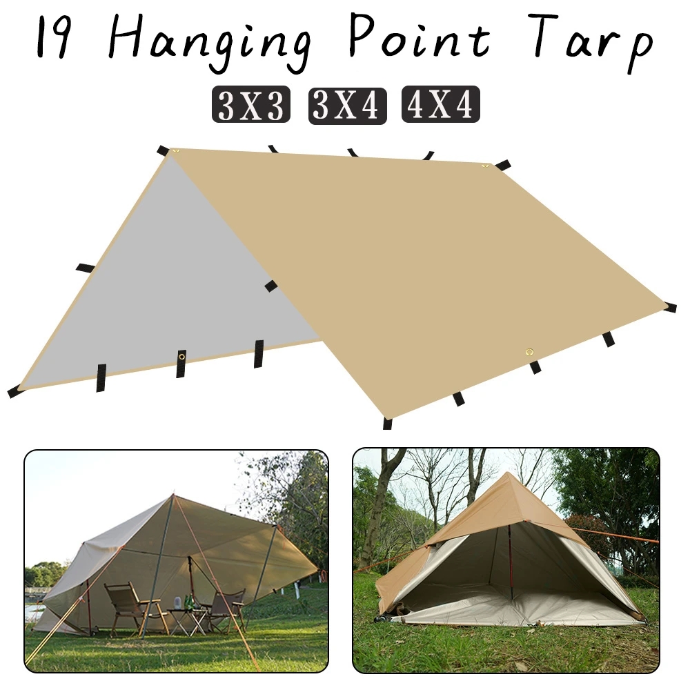 4x4m 4x3m 3x3m 19 Pontos de Pe - Emergency Mylar Tent avaliação e preço