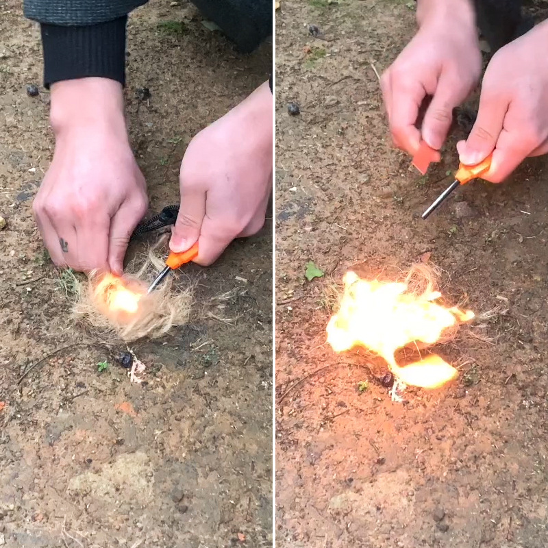 Starter de fogo de pedernal de - Magnesium Fire Starter avaliação e preço