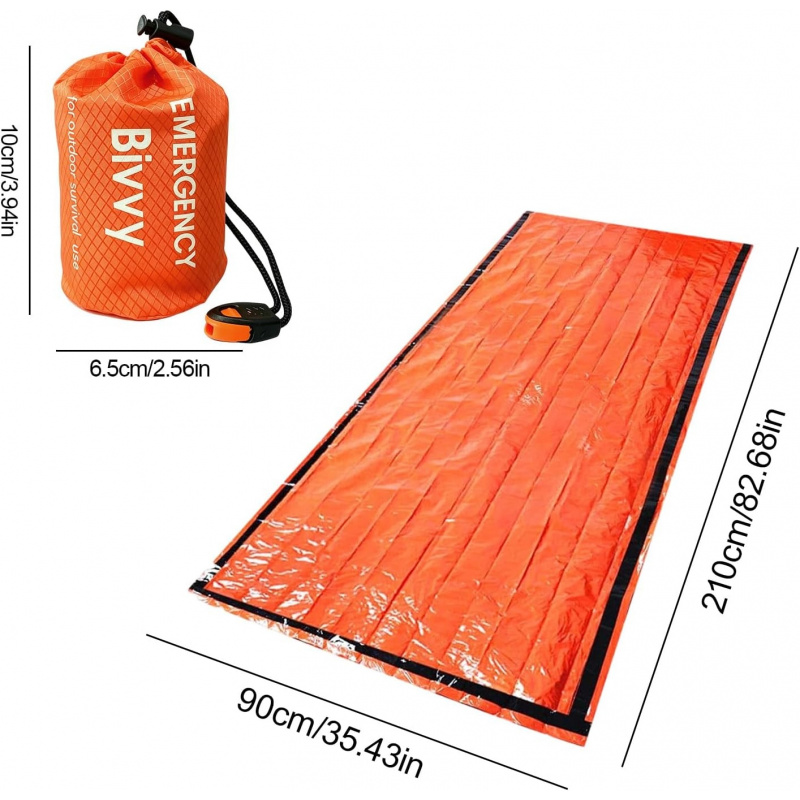 Saco de dormir de emergência c - Bivy Bag Emergency avaliação e preço