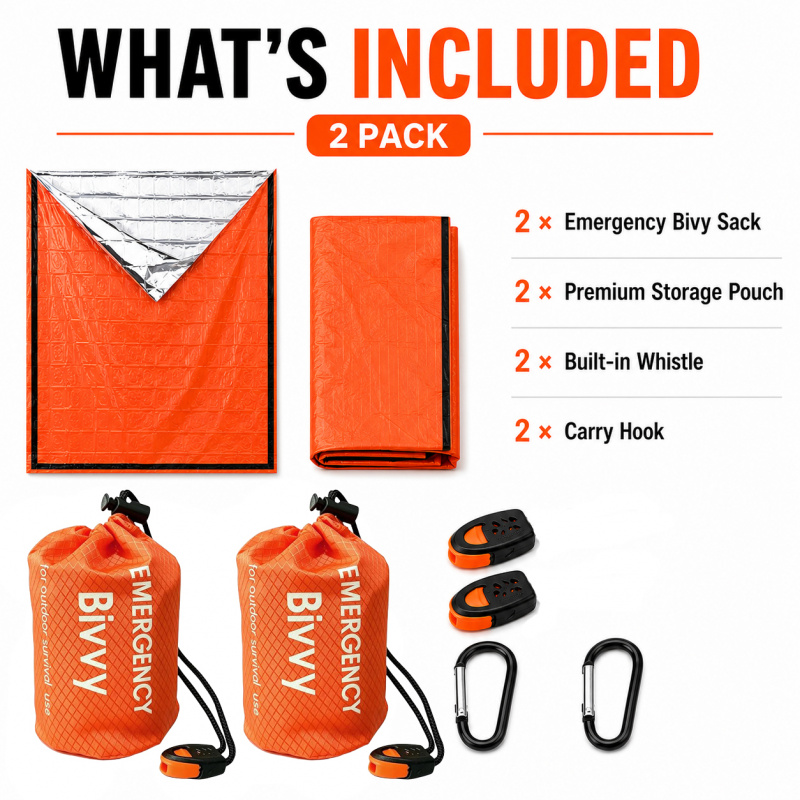 Saco de dormir de emergência c - Bivy Bag Emergency avaliação e preço