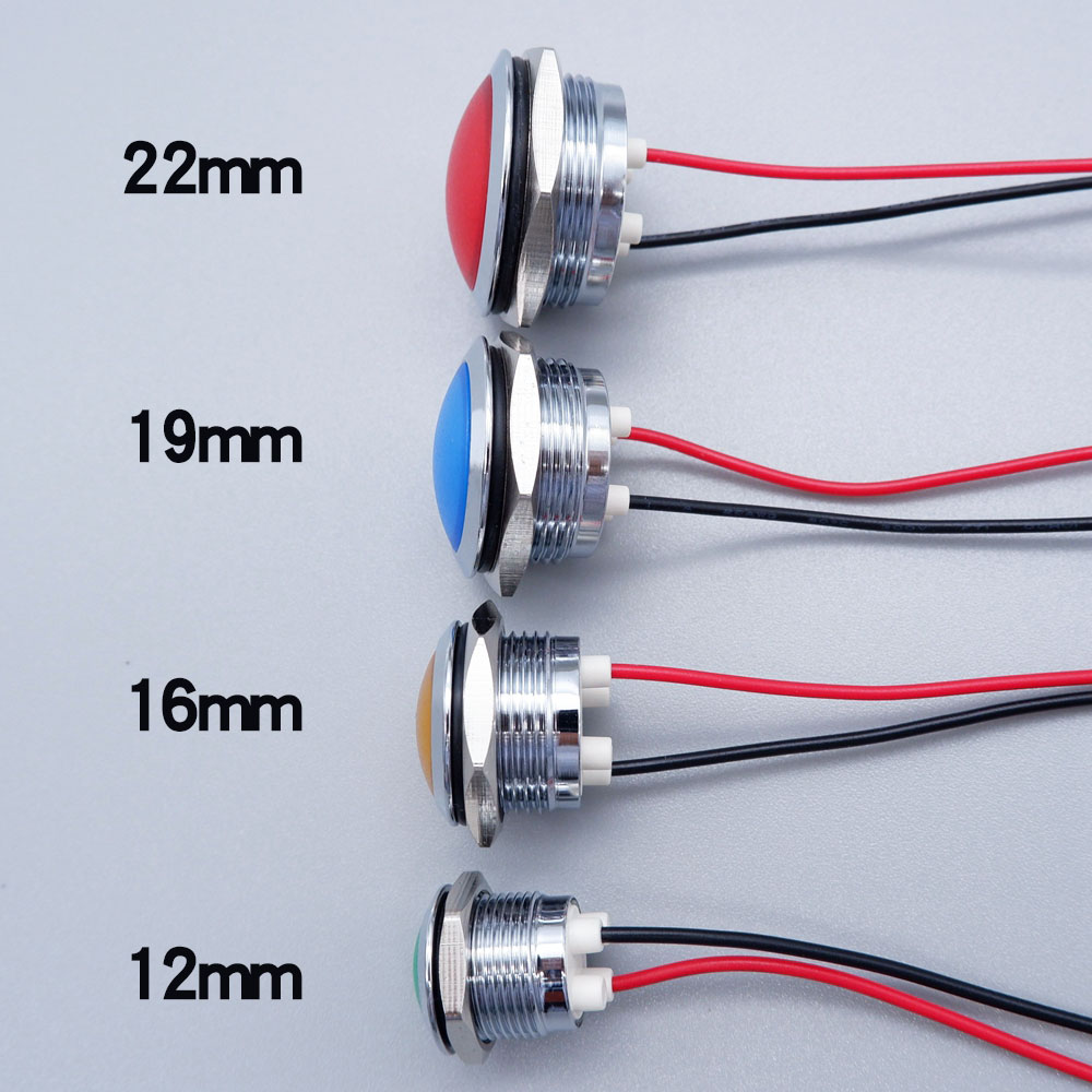 Luz indicadora de led de metal - Signal Panel Orange avaliação e preço