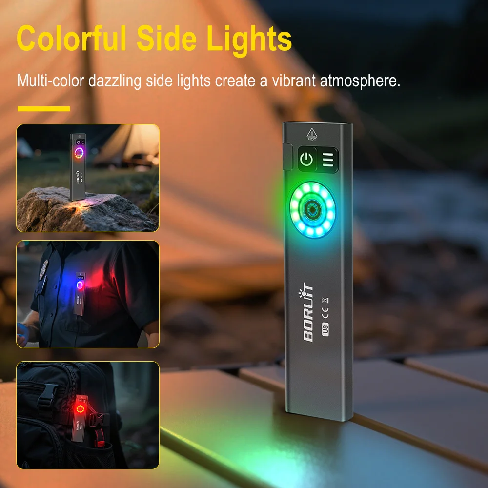 BORUiT U8 650LM EDC LED Lanter - Fishing Kit Compact avaliação e preço