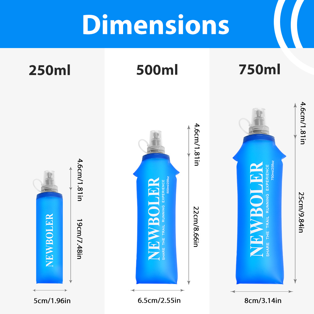 750ml garrafa de água tpu dobr - Water Bag Collapsible avaliação e preço