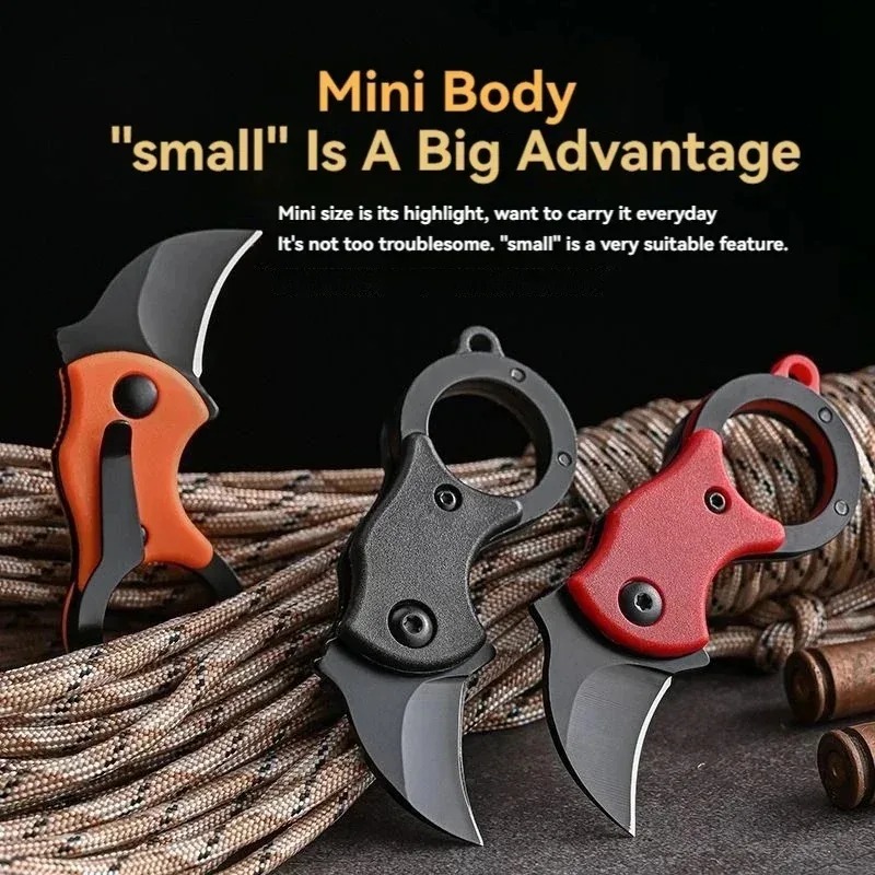 Mini Canivete de Bolso em Aço  - Bushcraft Knife Fixed avaliação e preço
