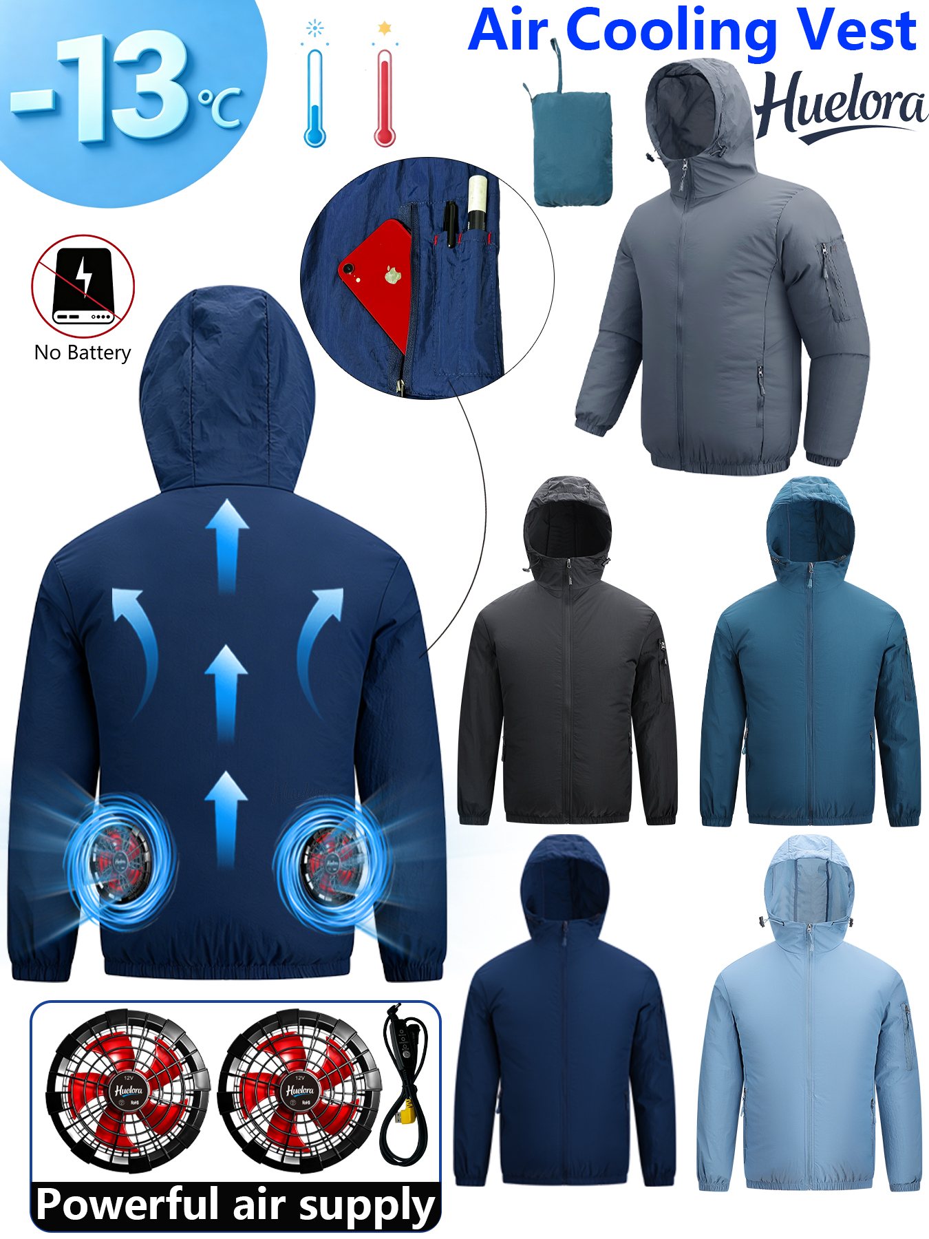 Jaqueta Masculina com Capuz e  - Fishing Kit Compact avaliação e preço