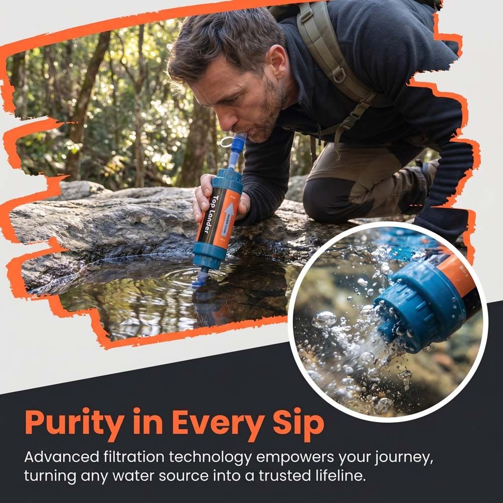 Mini Filtro Purificador de Águ - Water Purification Straw avaliação e preço