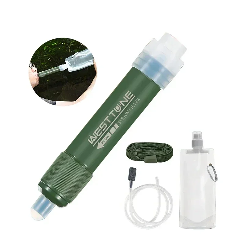 Westtune mini acampamento ao a - Water Purification Straw avaliação e preço