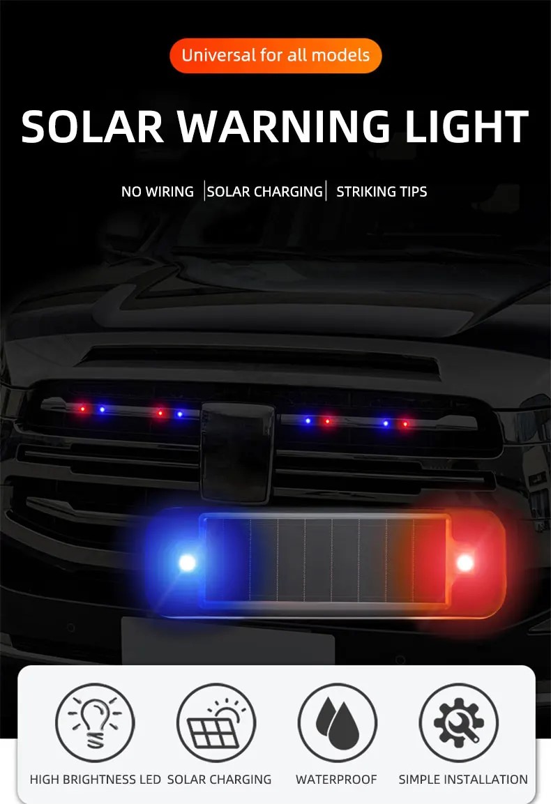 Led energia solar luz de adver - Sos Light Strobe avaliação e preço