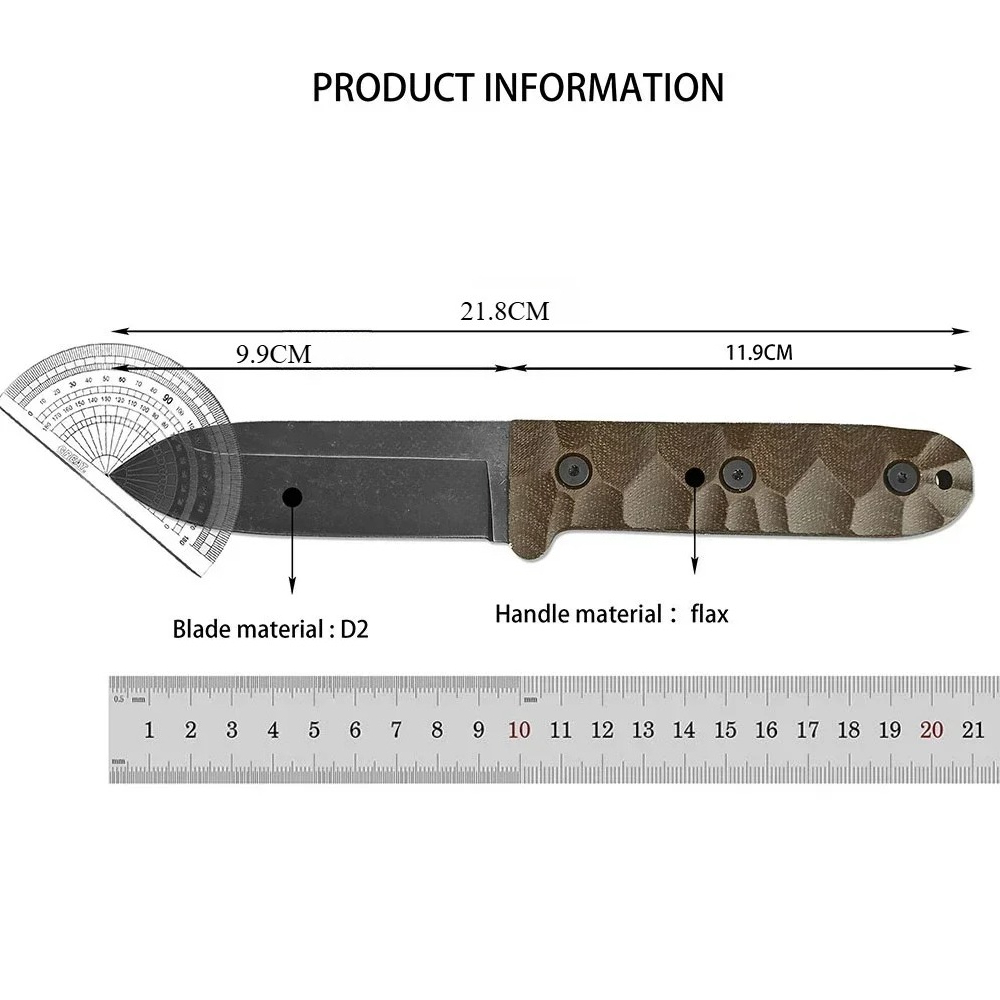 Faca Fixa Multiuso PR4 para Av - Bushcraft Knife Fixed avaliação e preço