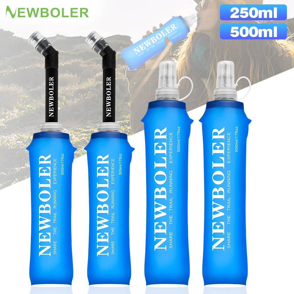 Newboler 250ml 500ml garrafa d - Water Bag Collapsible avaliação e preço
