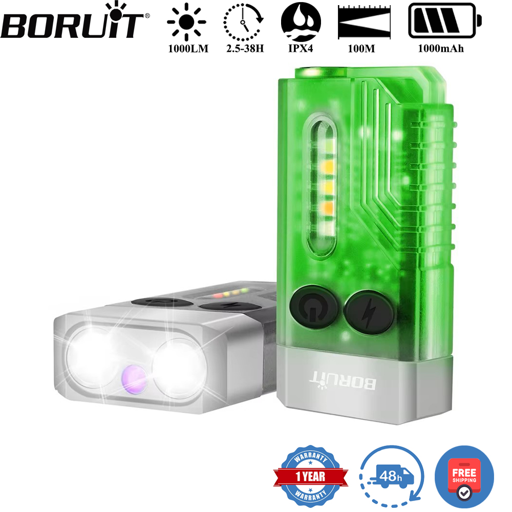 Boruit v10 chaveiro uv led edc - Fishing Kit Compact avaliação e preço