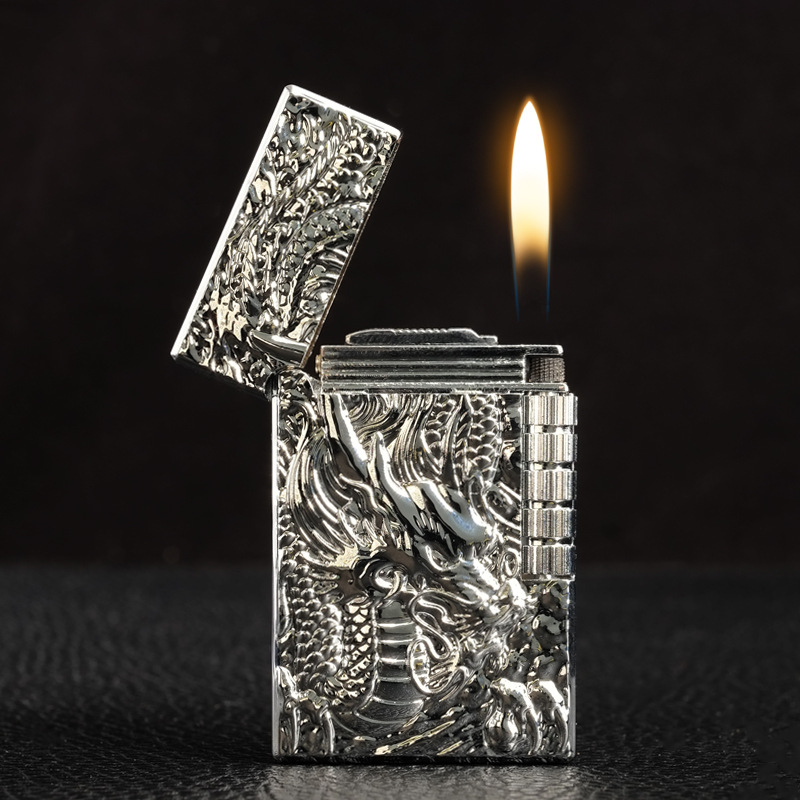 Isqueiro de gás dragão, jato d - Fire Starting Kit avaliação e preço