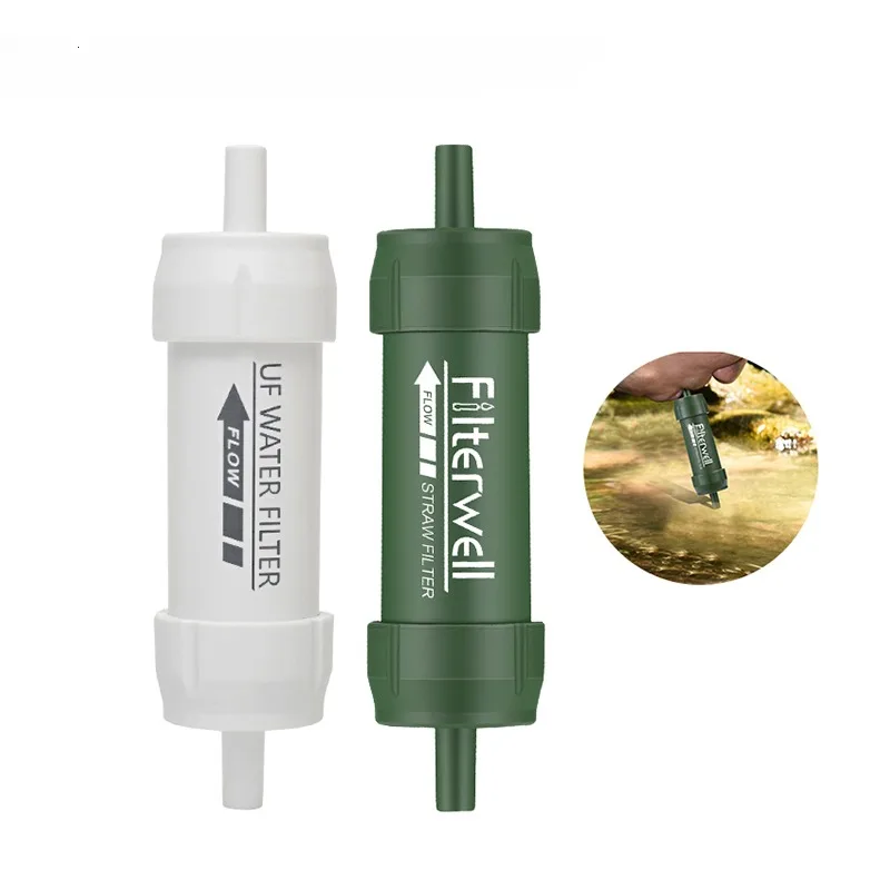1pc ao ar livre mini filtro de - Water Purification Straw avaliação e preço