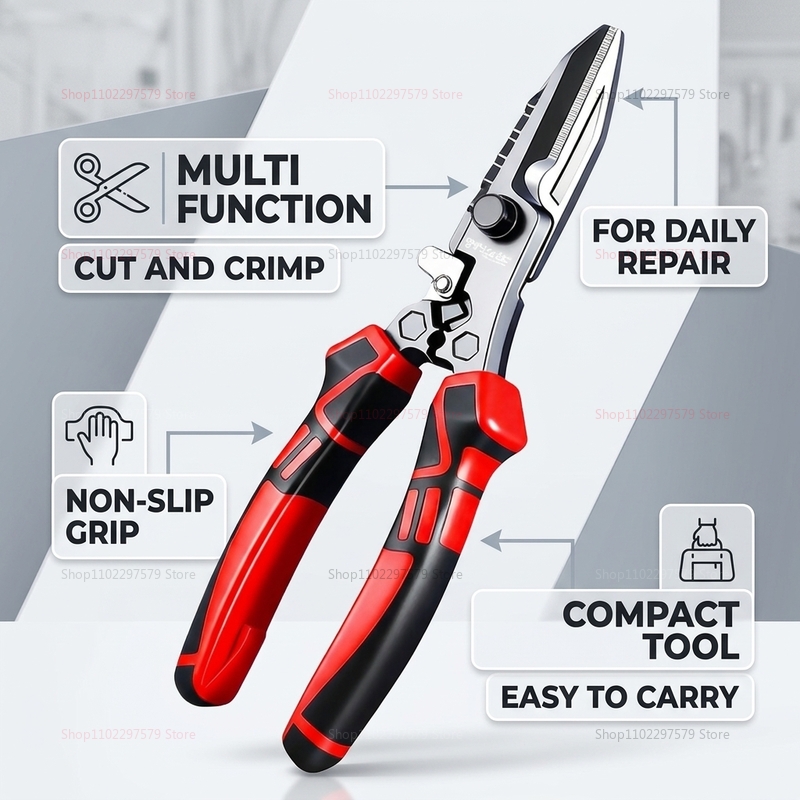 Tesoura Multifuncional para El - Multi Tool Plier avaliação e preço