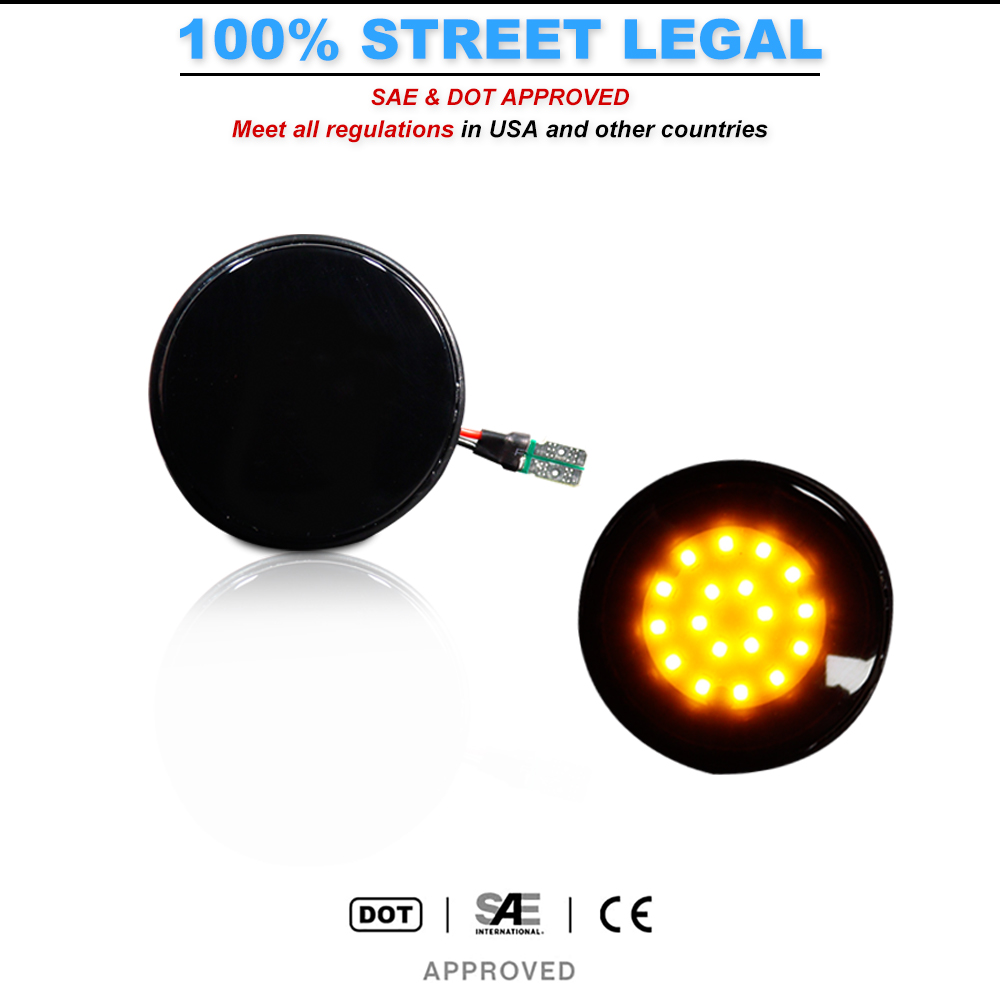 2 pçs ijdm led luzes de marcad - Signal Panel Orange avaliação e preço
