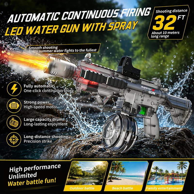 Pistola de Água Automática par - Sos Light Strobe avaliação e preço