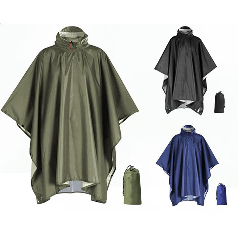 Poncho de chuva pesado para ad - Emergency Poncho Rain avaliação e preço