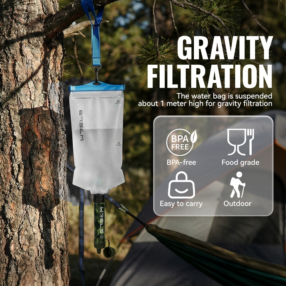 Conjunto de filtro de água por - Water Purification Straw avaliação e preço