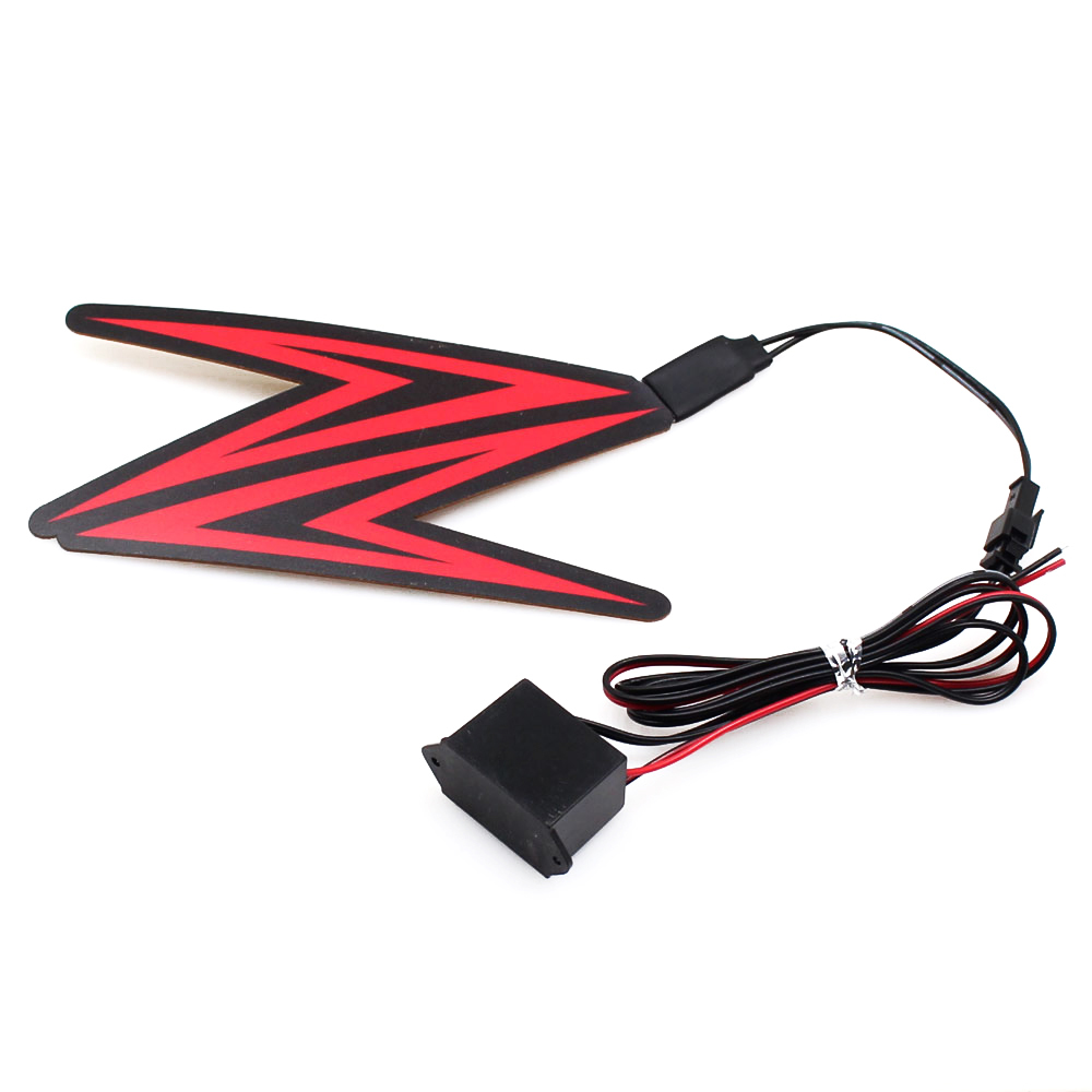 Z motocicleta led luz adesivo  - Sos Light Strobe avaliação e preço
