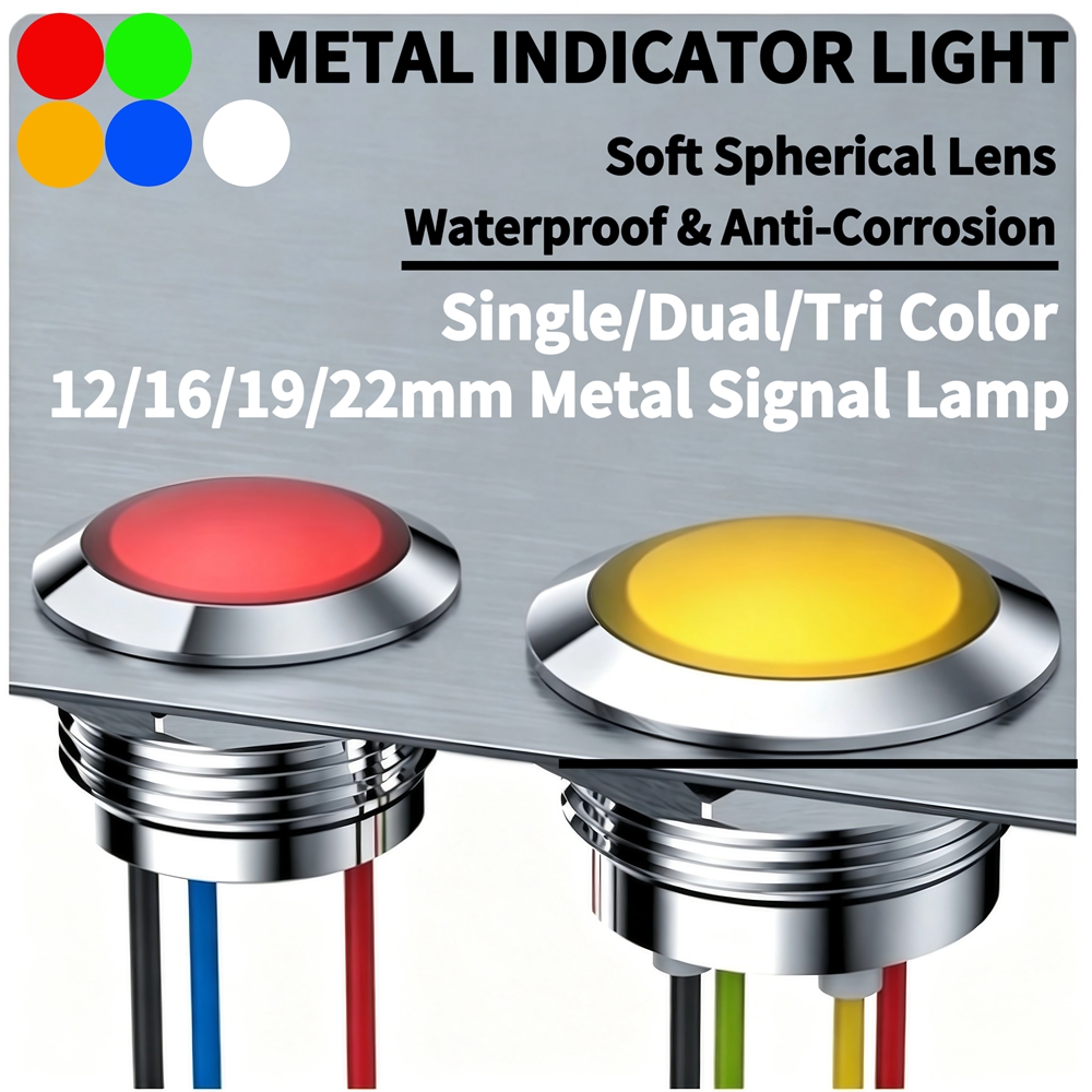 Luz Indicadora LED Metálica de - Signal Panel Orange avaliação e preço